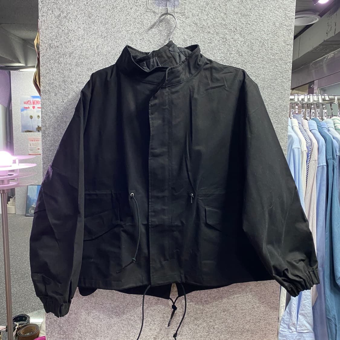 라퍼지스토어 블랙 숏 M65 자켓 B3499 상품이미지2