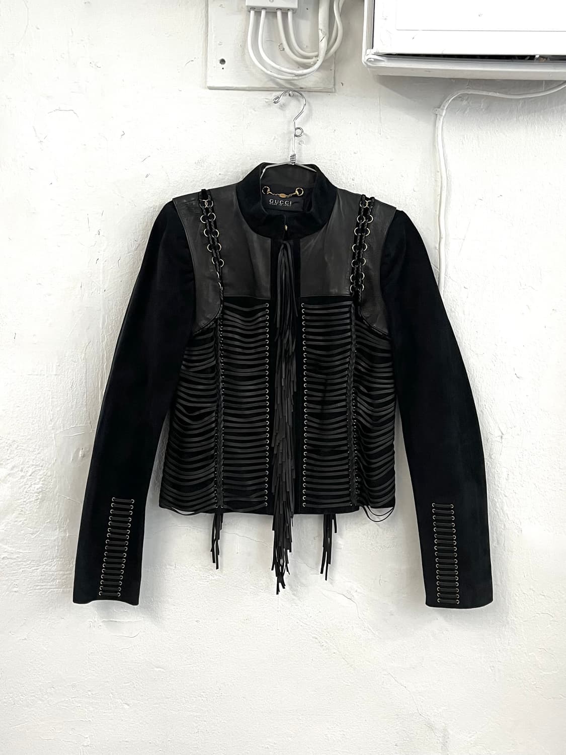 구찌 2011FW 프리다 지아니니 아티저널 본디지 레더 자켓 상품이미지1