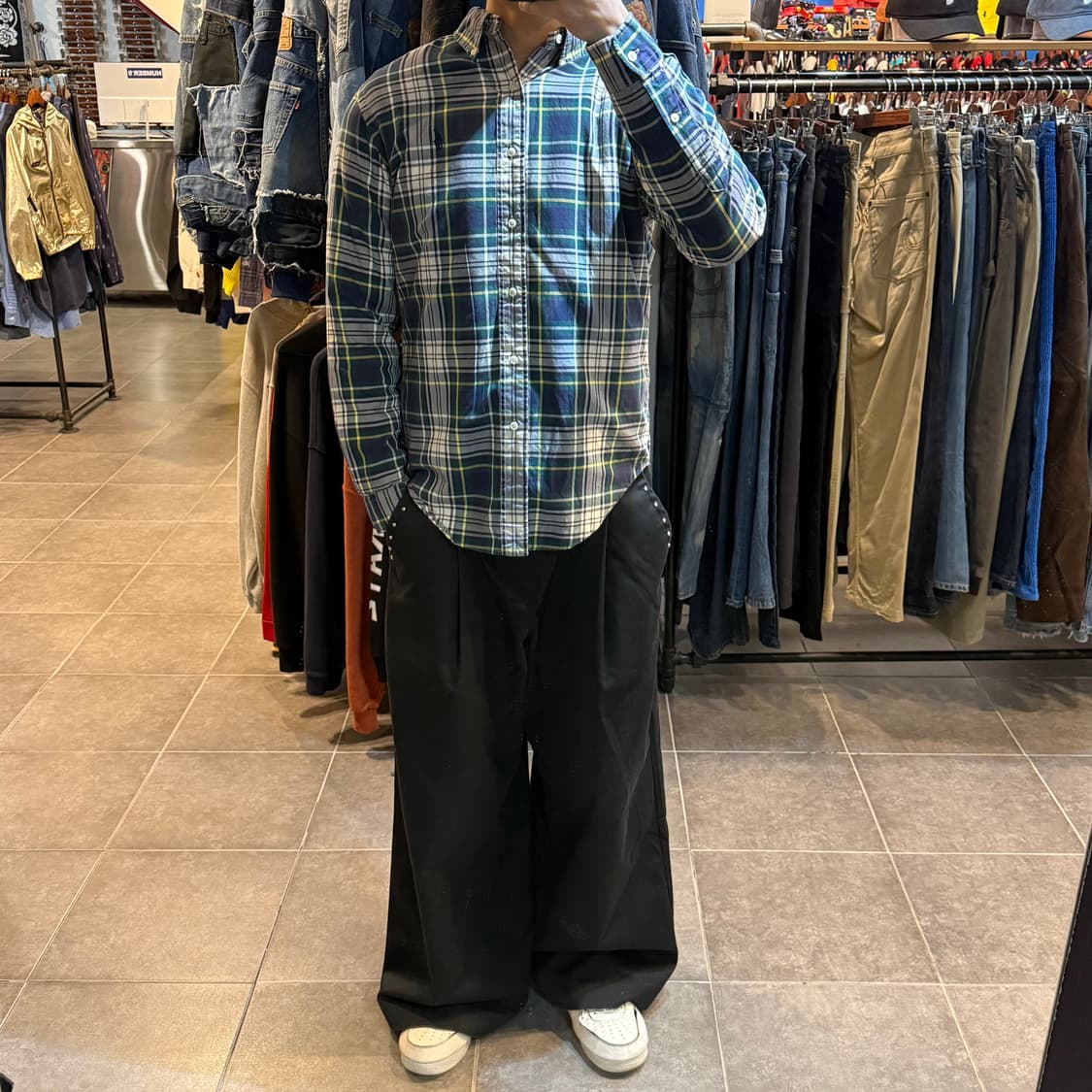 [NO.9] POLO 폴로 랄프로렌 타탄 체크 셔츠 상품이미지2