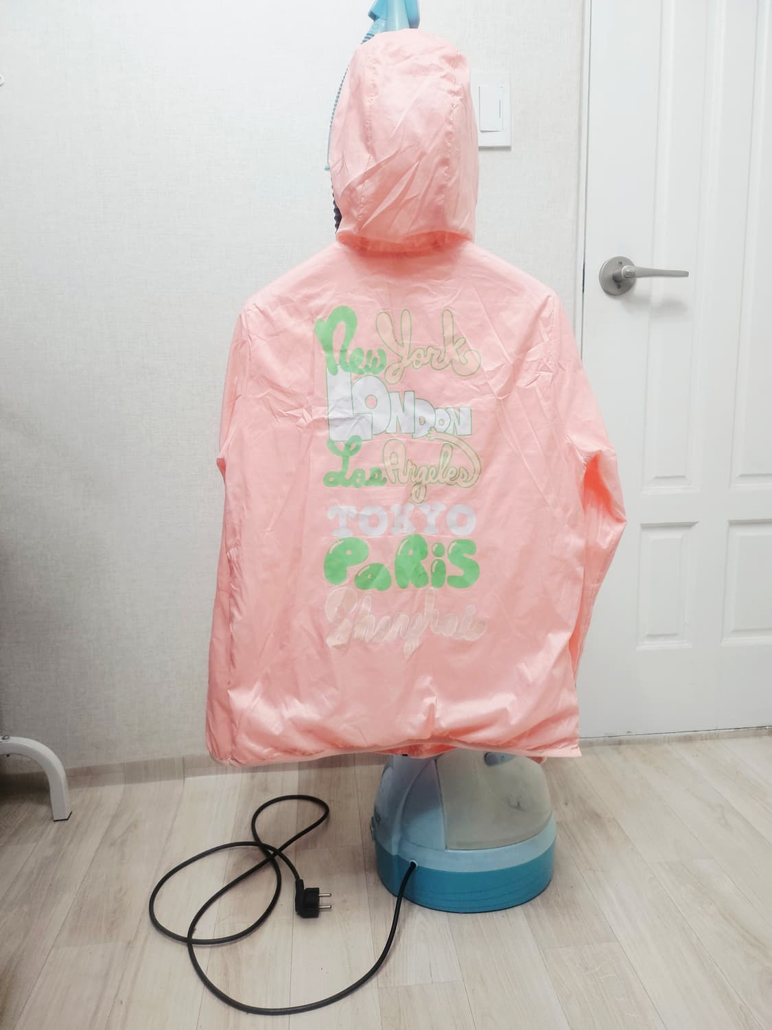 (90)S ♡딸기우유♡ 아디다스 YG클레오 백로고 [연핑] 바람막이 상품이미지7