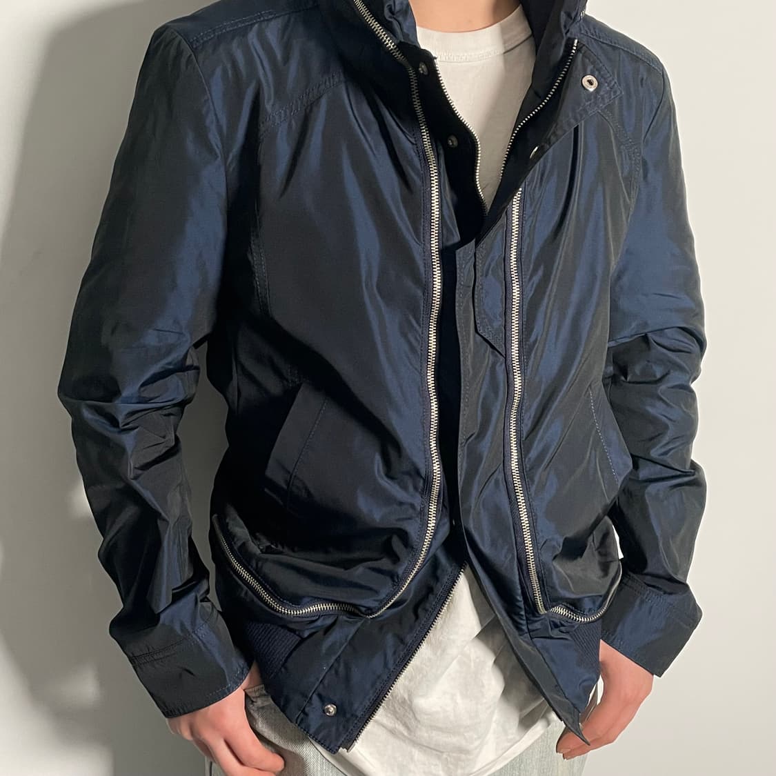 11ss 솔리드옴므 나일론 지퍼 집업 자켓 (on.592)   상품이미지1