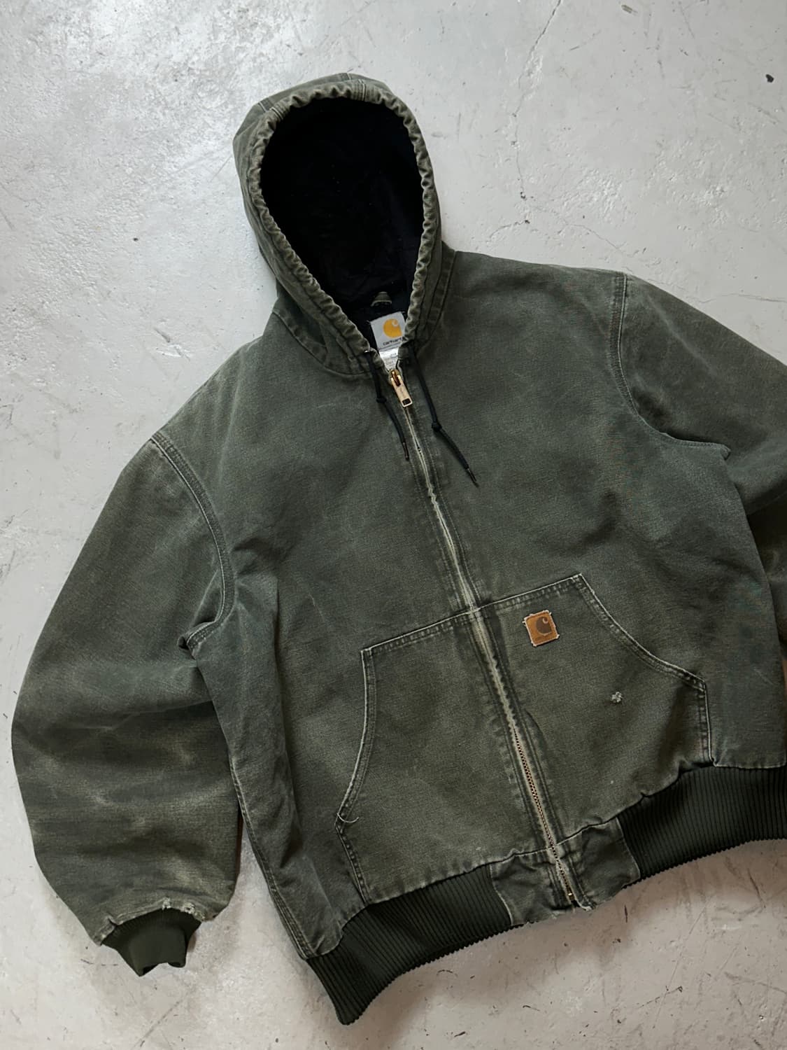 00's OG 칼하트 J130 액티브 자켓 칼하트 MOS 모스그린 상품이미지5