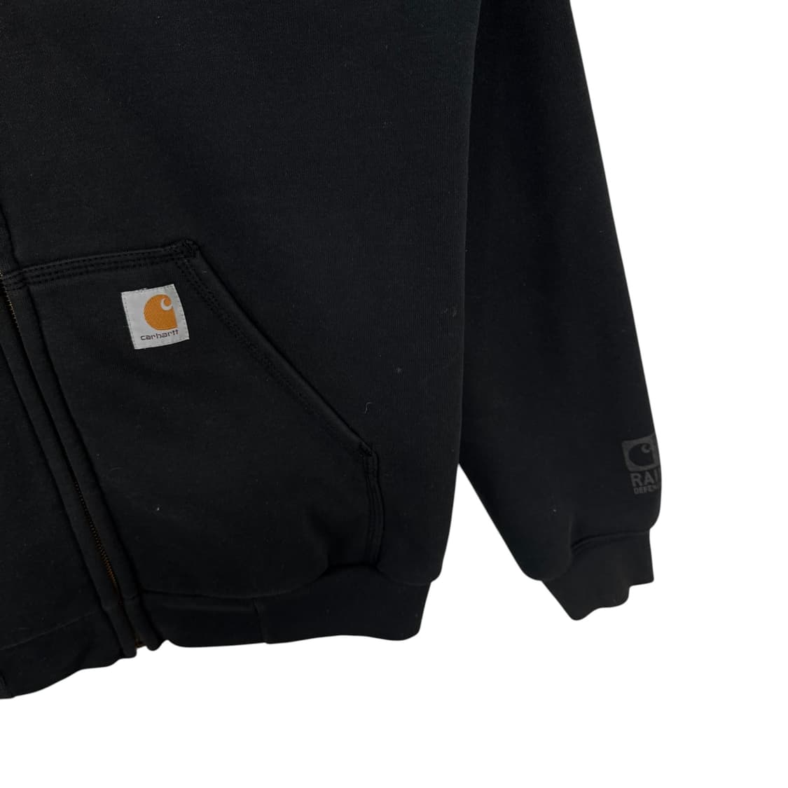 칼하트 로고 레인디펜더 써멀 후드집업 상품이미지2