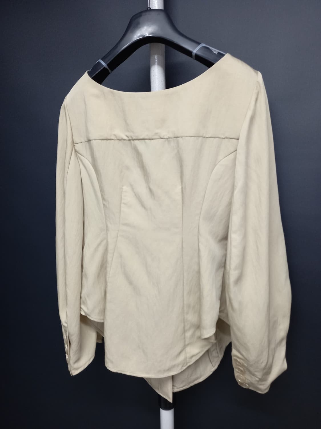 새 아키라나카 춘하추 레이온 긴팔블라우스 55.44 상품이미지6