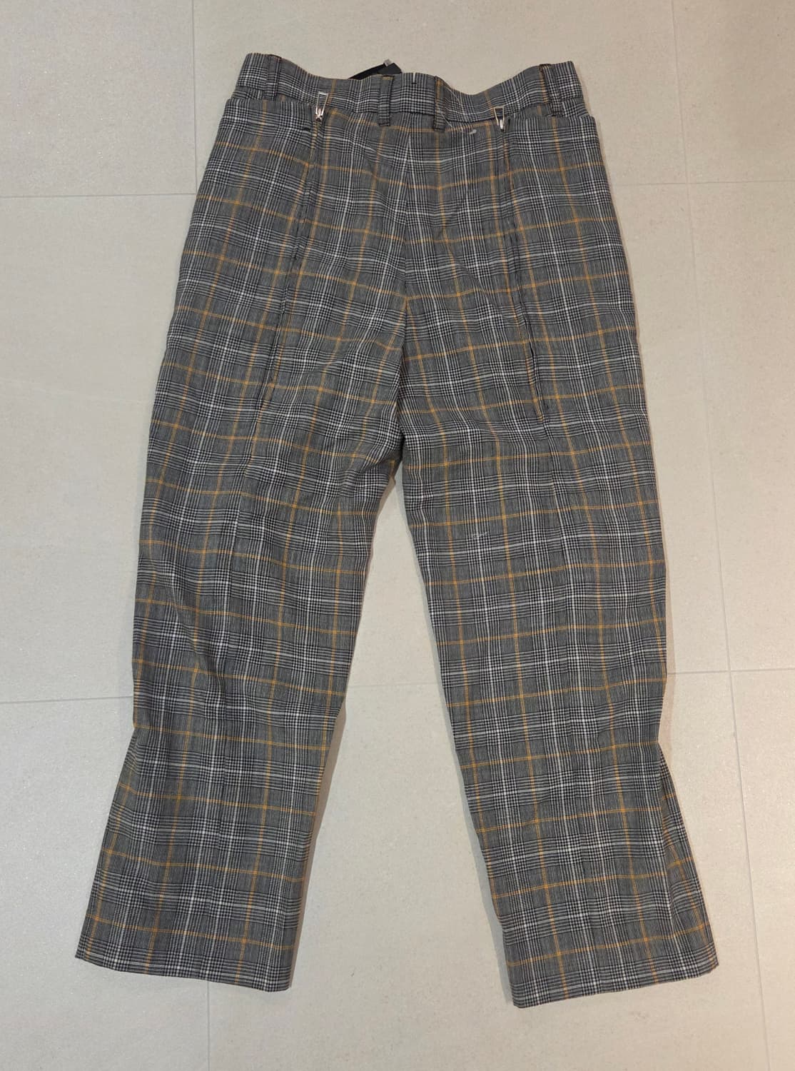 송지오 남성 체크 바지 90사이즈. 새상품 상품이미지2