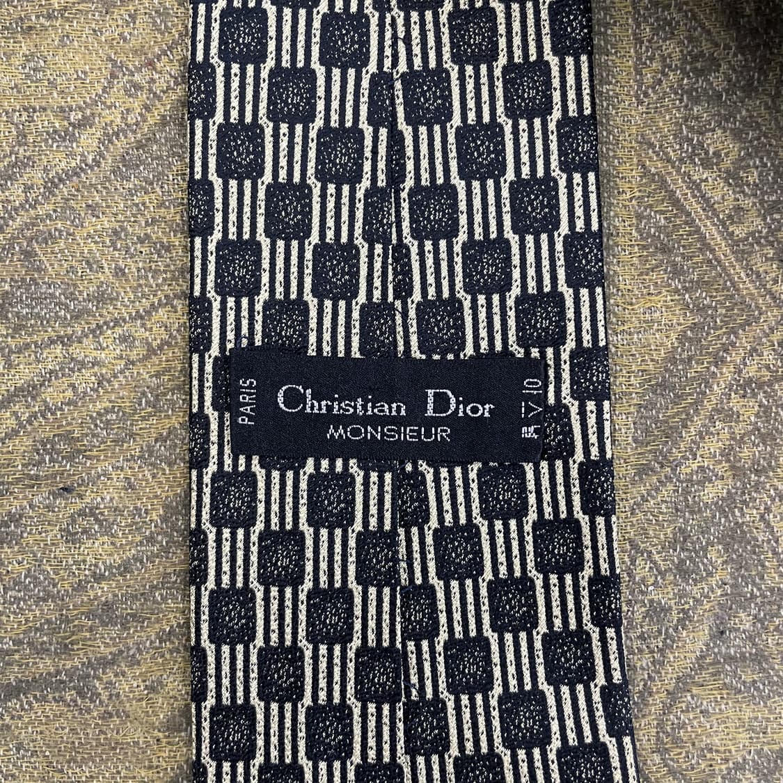 크리스찬 디올 Dior 실크 넥타이 하이엔드 명품 타이 상품이미지2