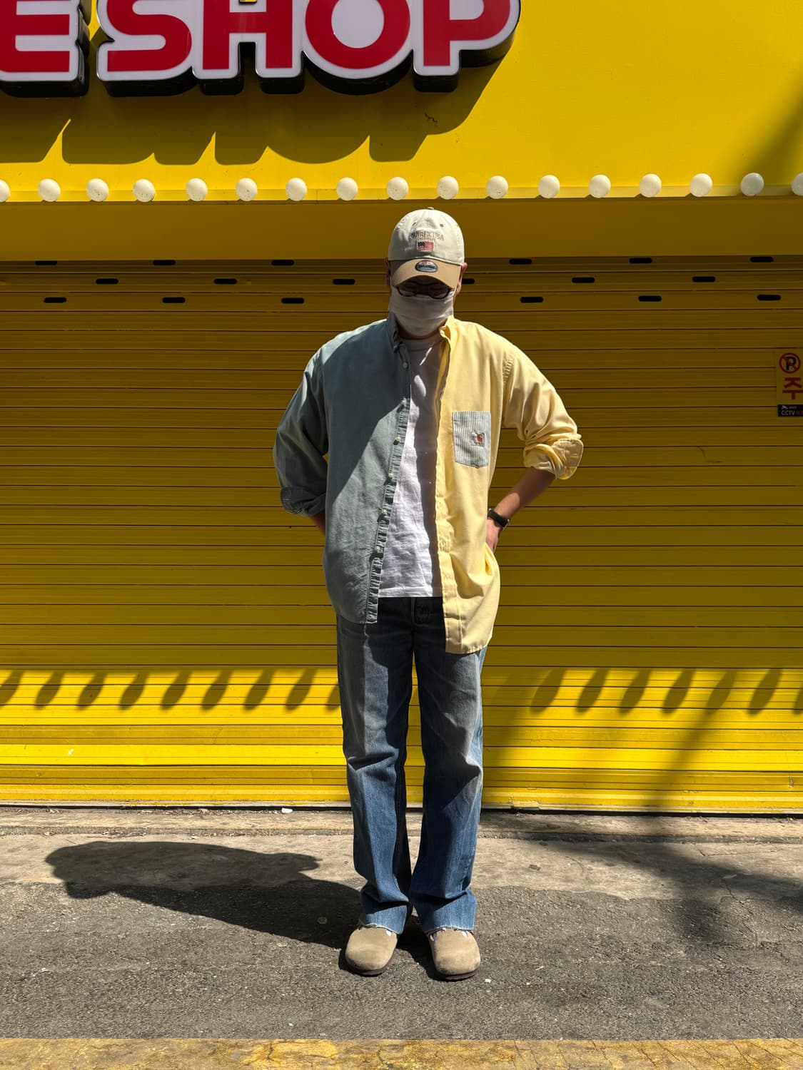 칼하트 리메이크 배색 셔츠 L 상품이미지4