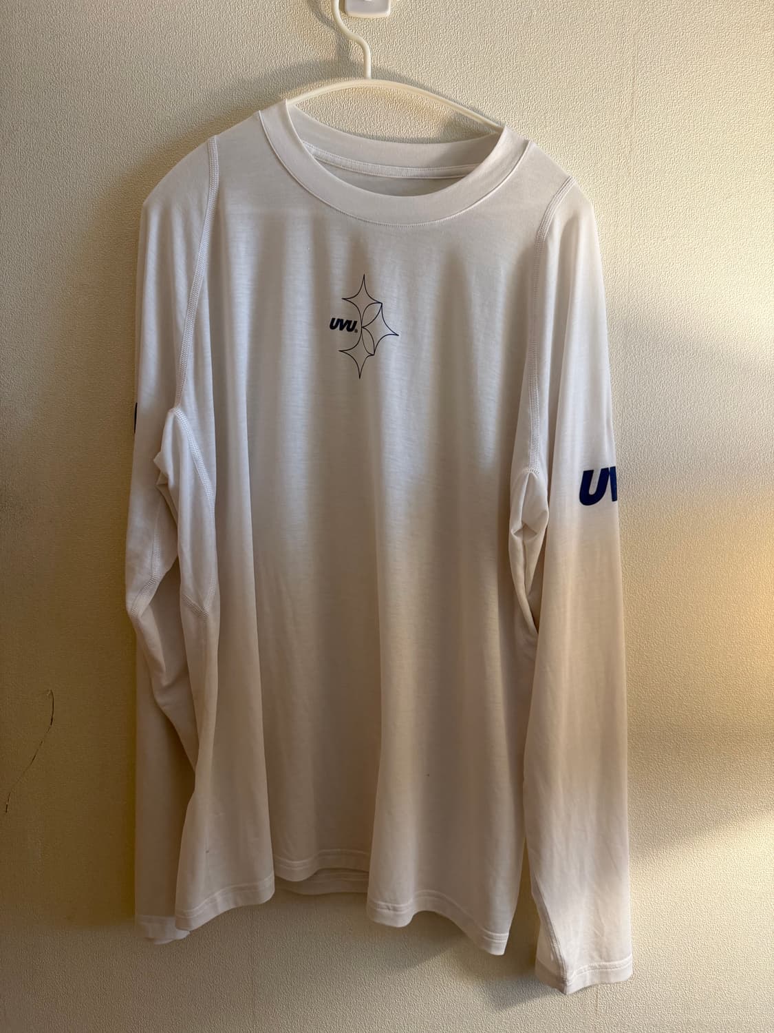 uvu 러닝 롱슬리브 화이트 L 상품이미지2