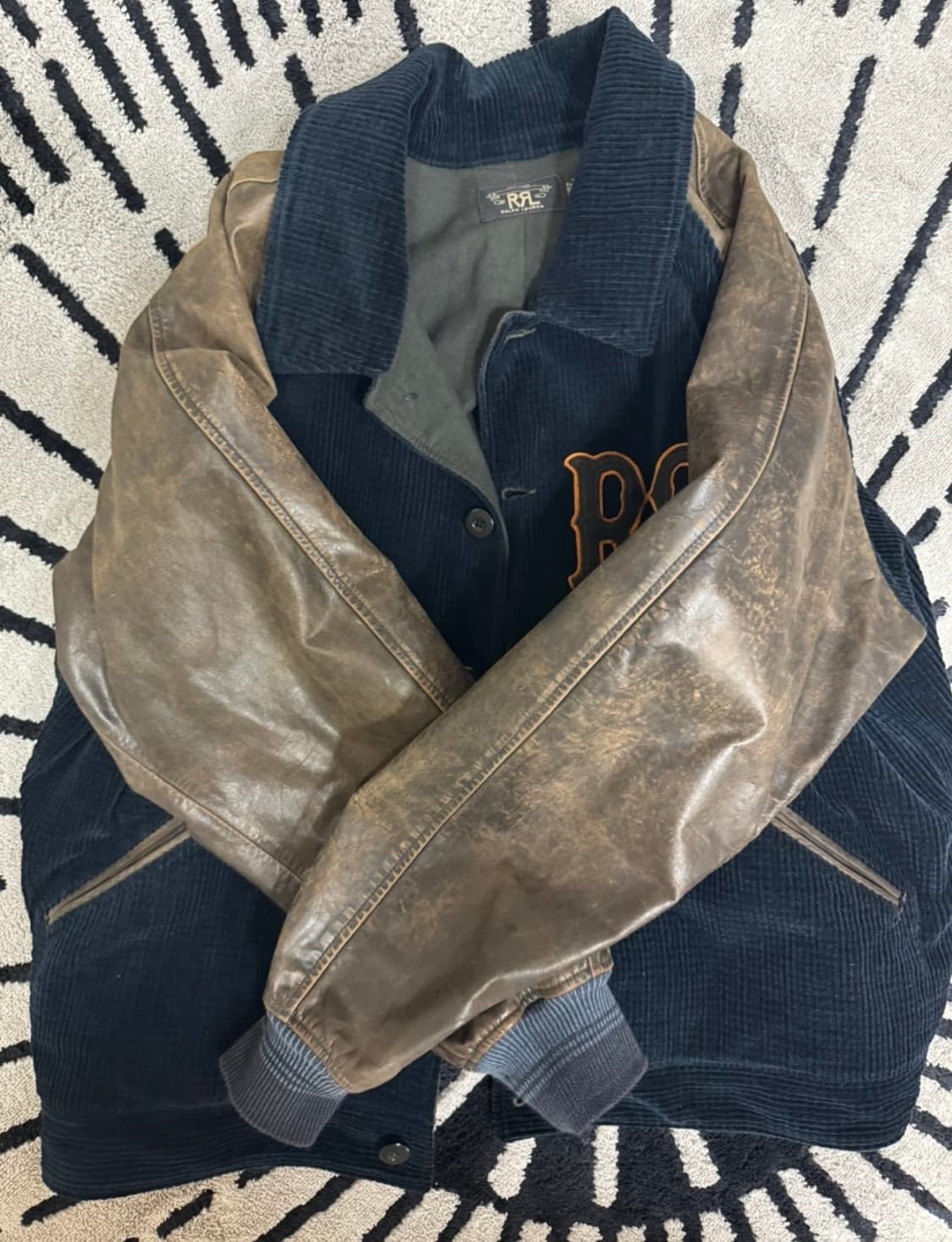 rrl 바시티 자켓 xxl 상품이미지1