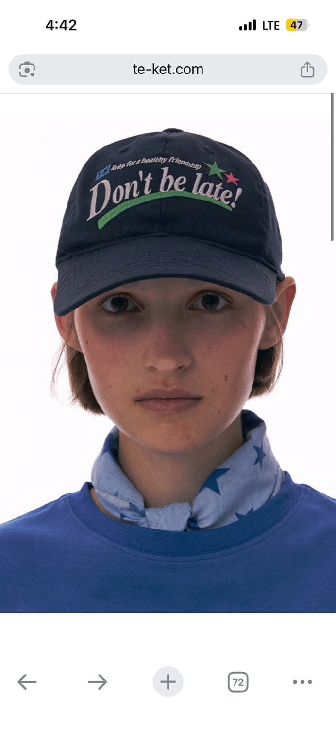 테켓 Promise Cap Navy 상품이미지1