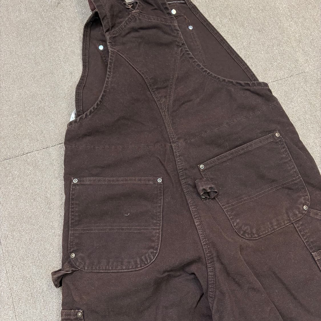 carhartt 칼하트 더블니 퀄팅라이너 오버롤 덕팬츠 누빔 32 상품이미지5