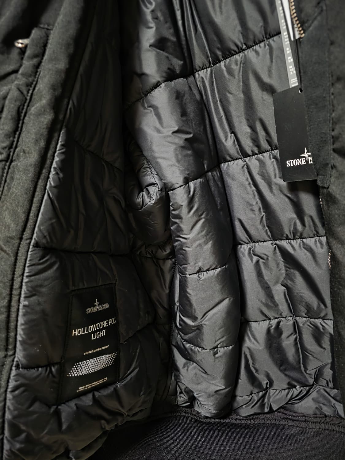 스톤아일랜드 쉐도우 할로우코어 봄버자켓 블랙 XL 상품이미지4
