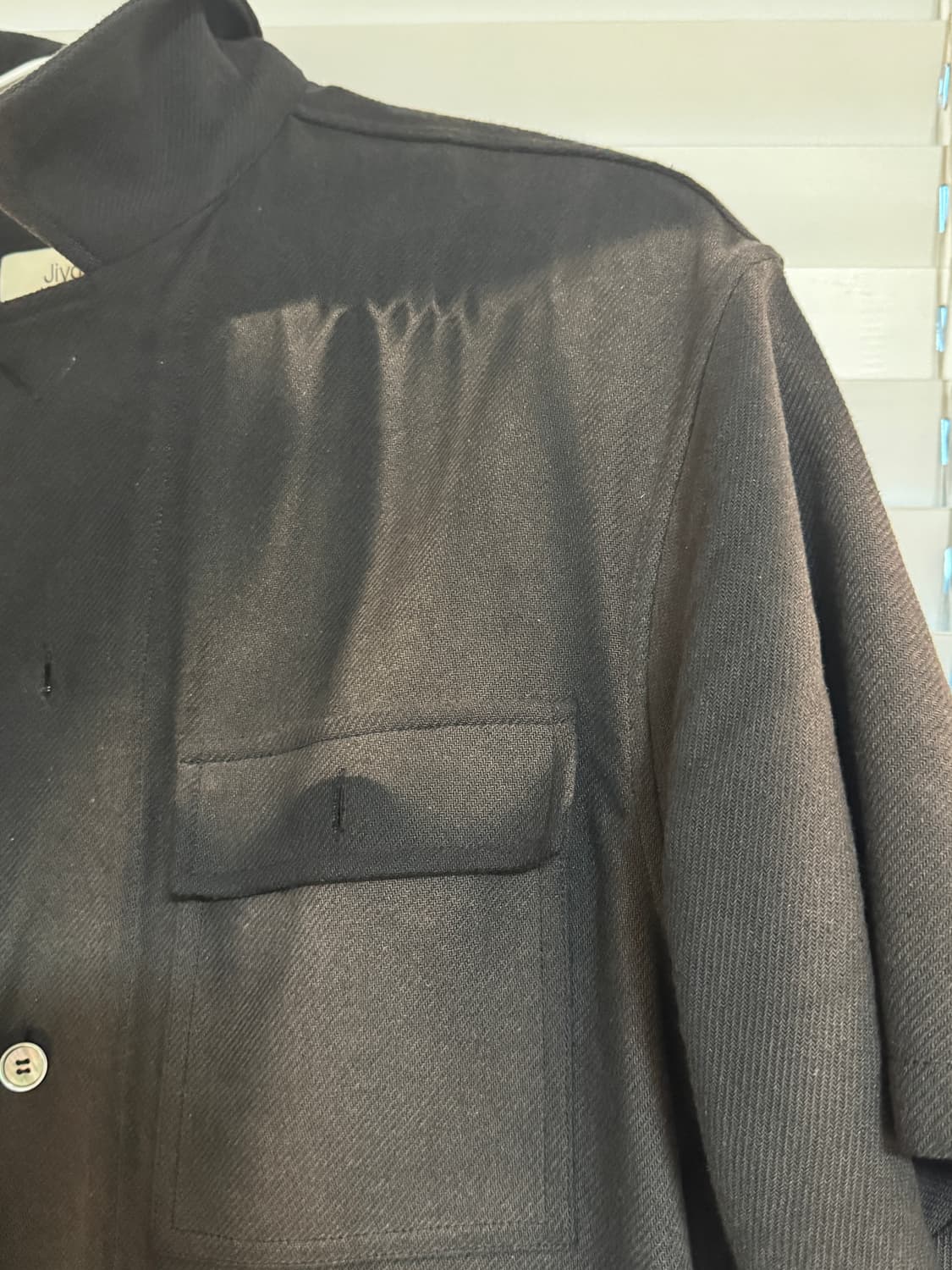 [M] 지용킴 24SS 반팔 셔츠 블랙 상품이미지4