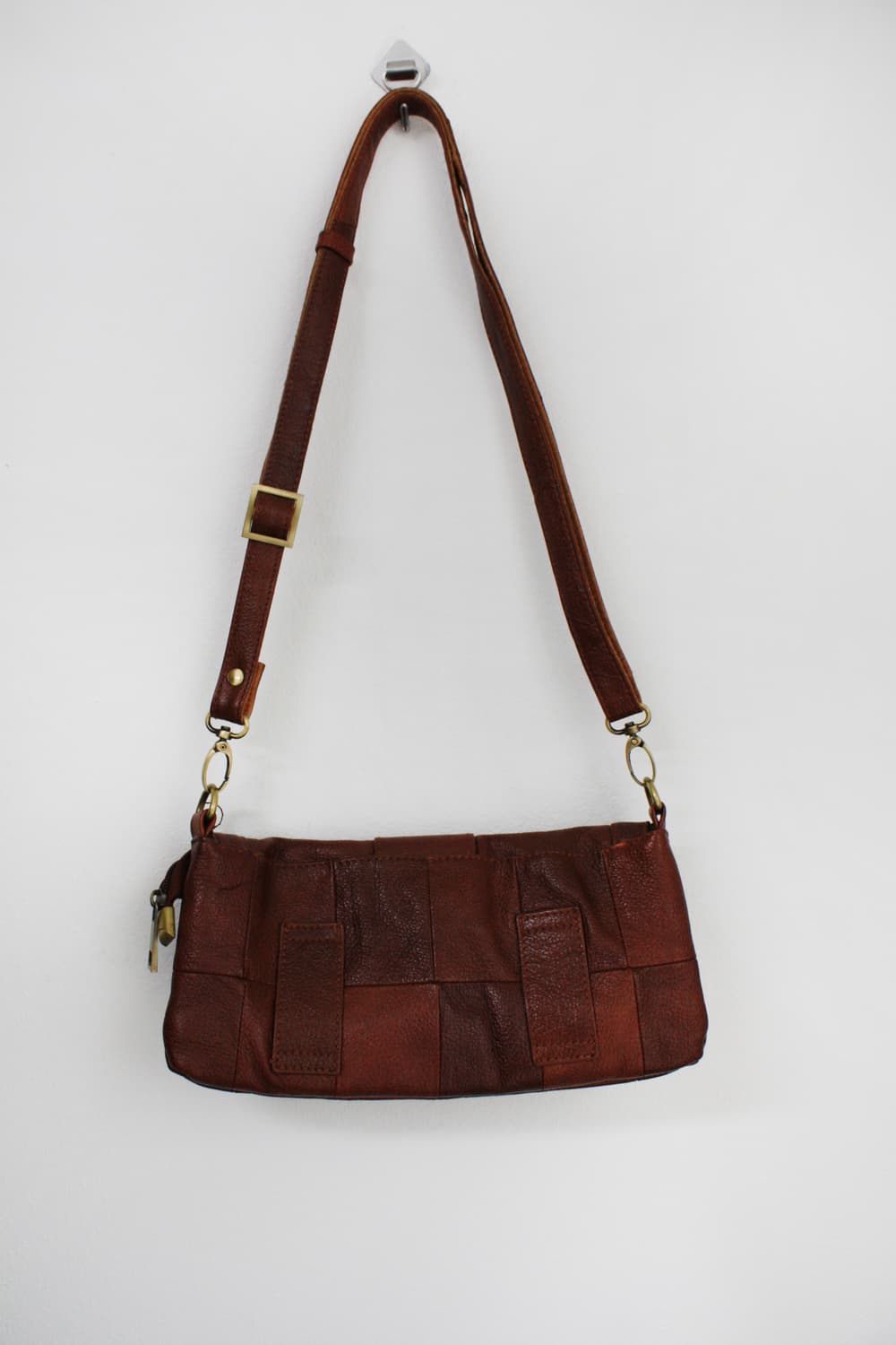 Vintage Brown Leather Bag 상품이미지2