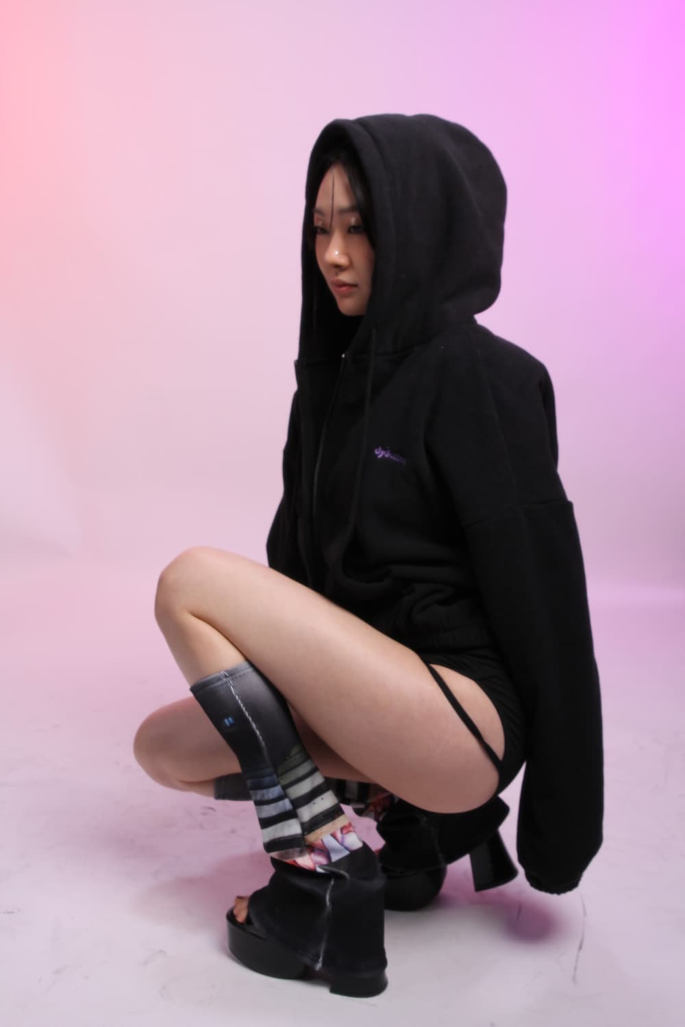Evil fleece zip-up 상품이미지4