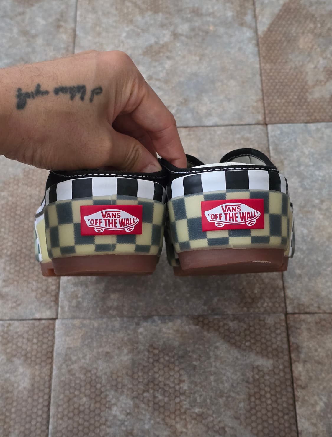 (230)반스 어센틱 스택드 뮬 체커  상품이미지7