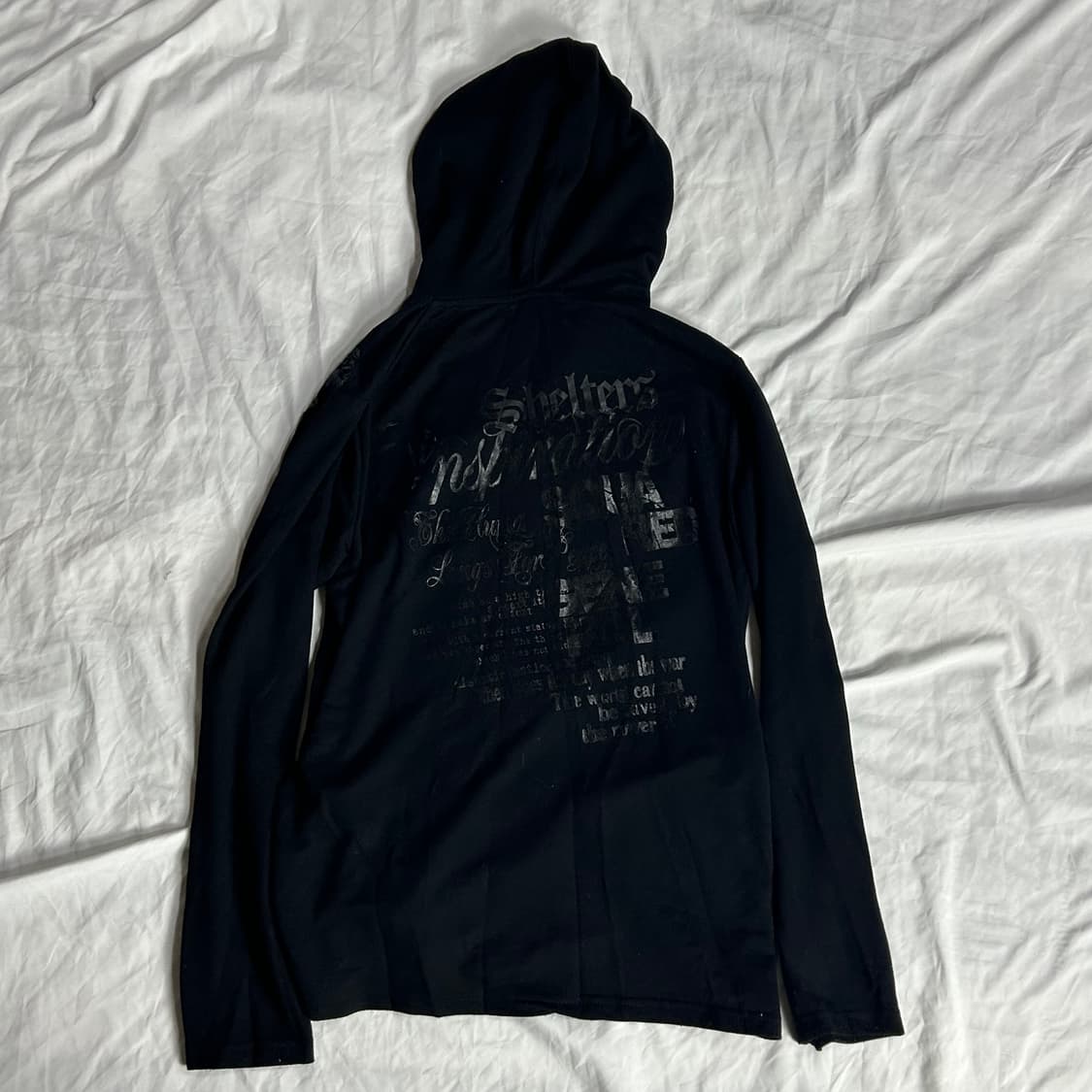 [BEAUMERE] 펑크 그래픽 프린팅 후드집업 상품이미지2