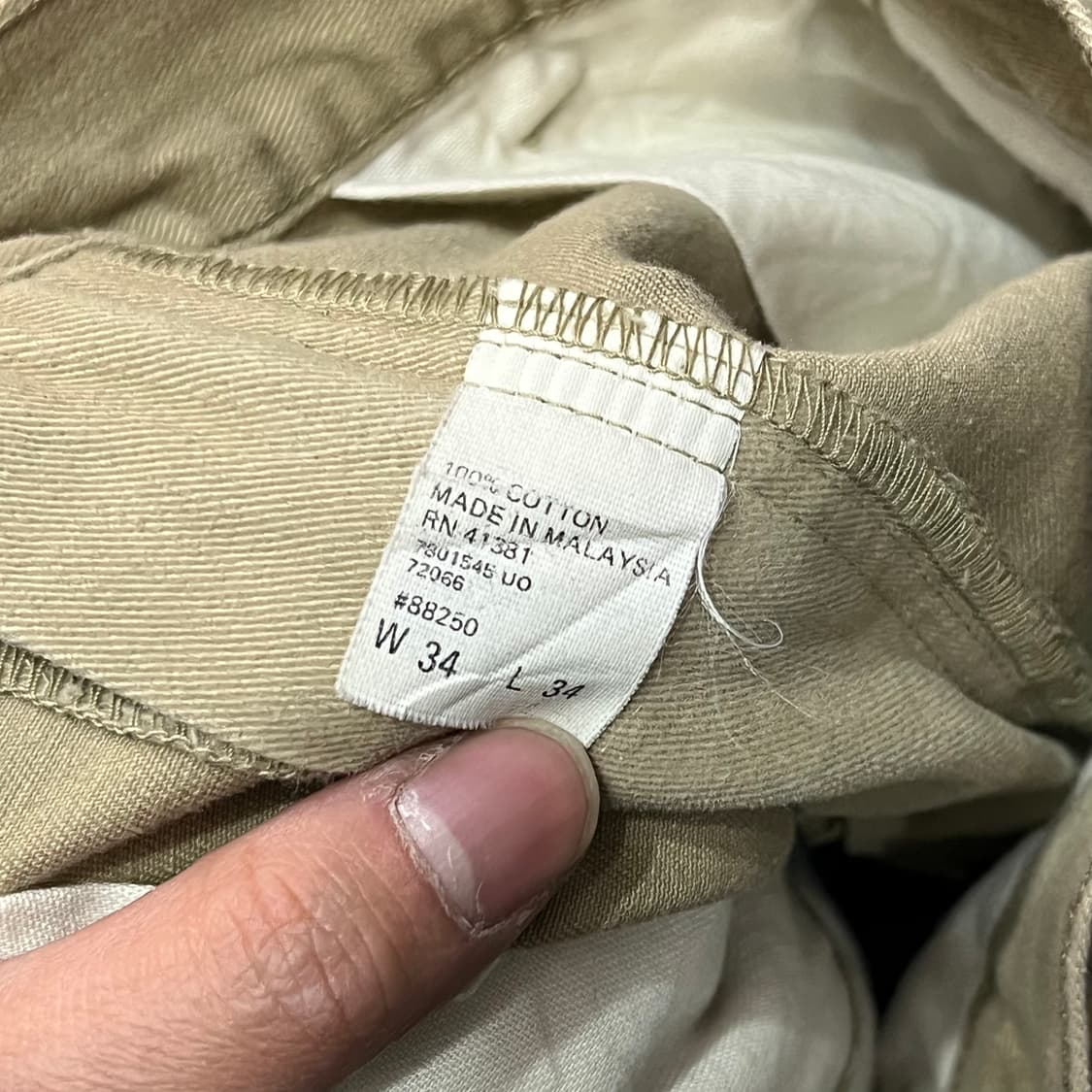  폴로랄프로렌 베이지 투턱 치노팬츠 y15464 상품이미지7