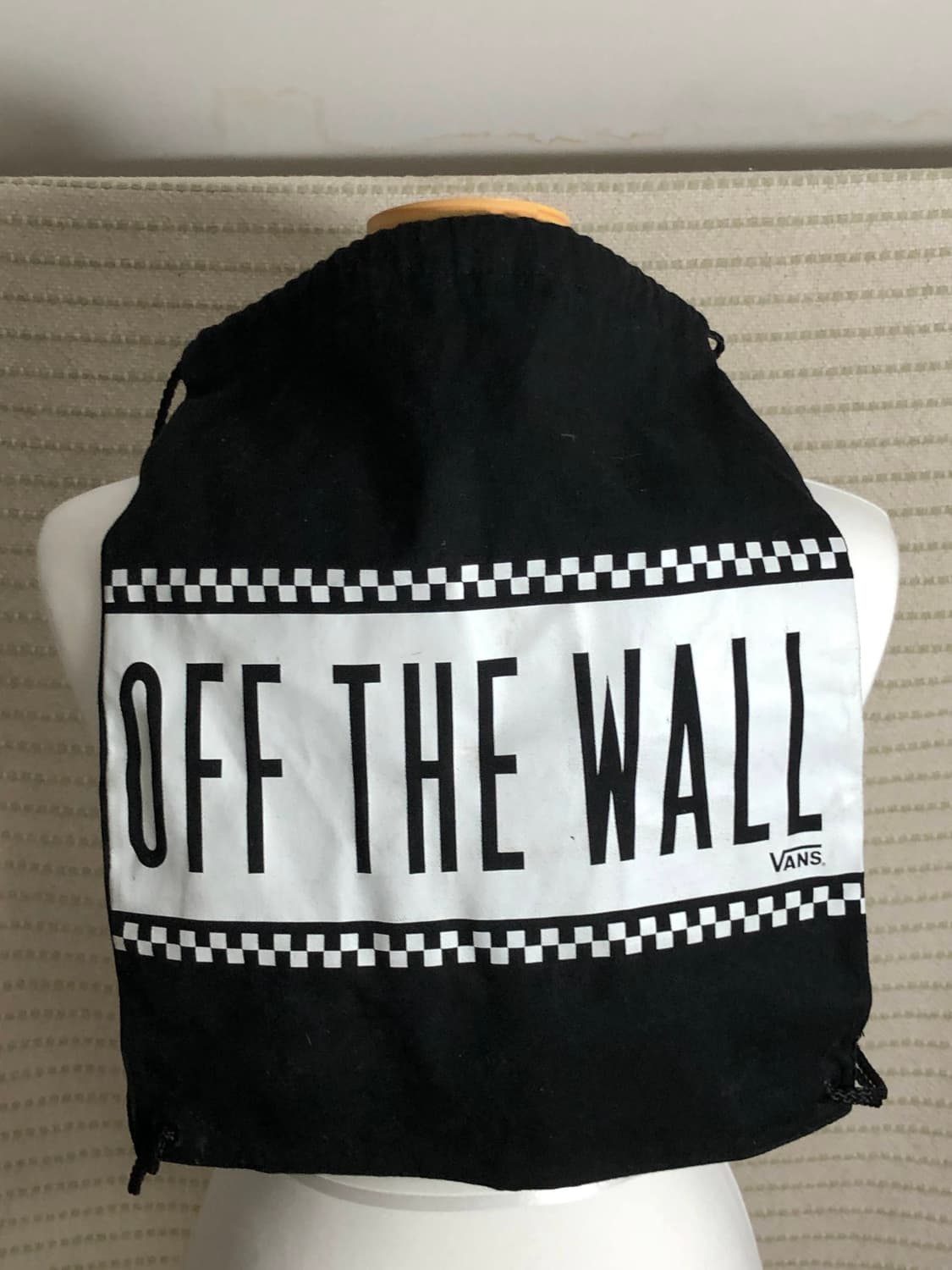 반스 오프더월 블랙 신발주머니 가방 백팩 상품이미지2