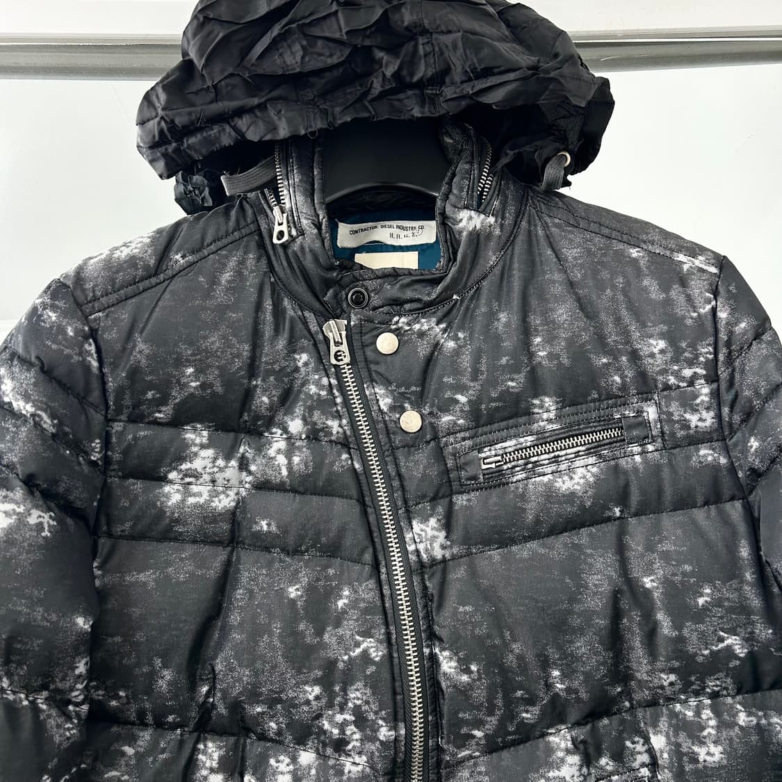 디젤 커틀래스 언밸런스 구스다운 패딩 상품이미지6