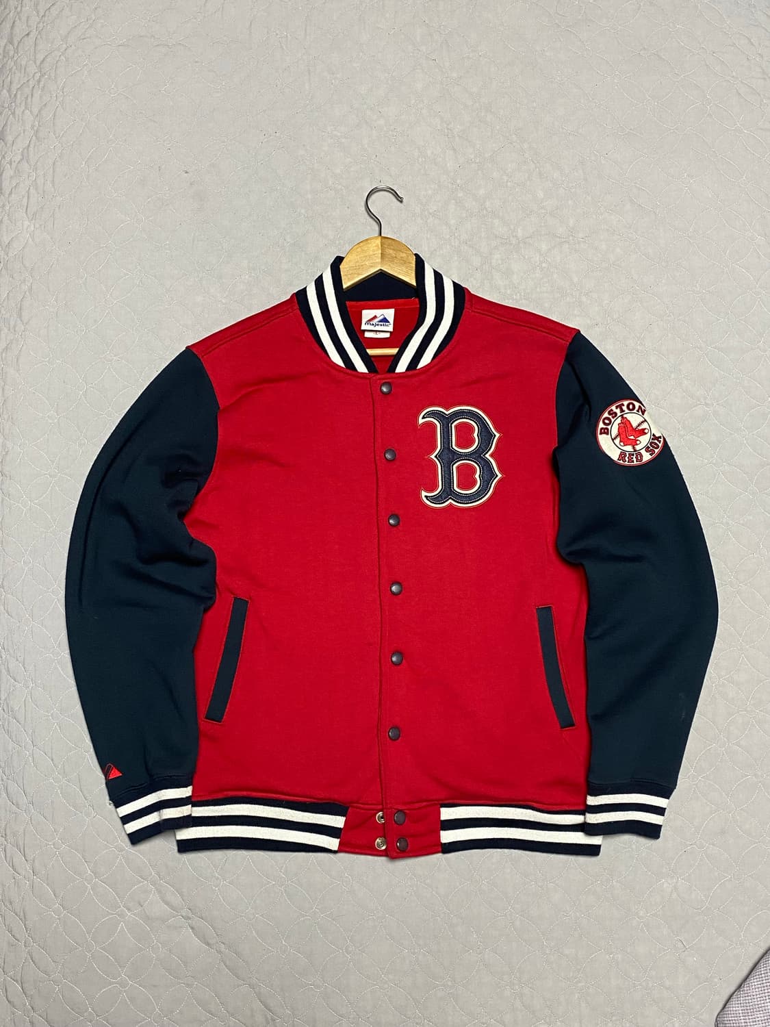 마제스틱 보스턴 레드삭스 바시티 자켓 상품이미지1
