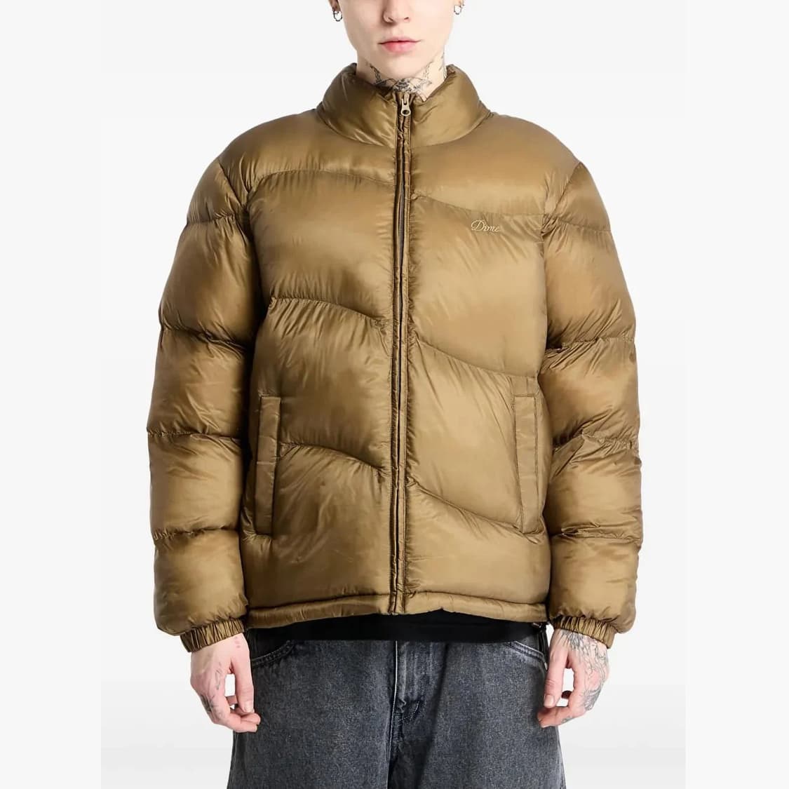 [M] DIME 다임 클래식 립스탑 푸퍼 자켓 골드 숏패딩 패딩 상품이미지3