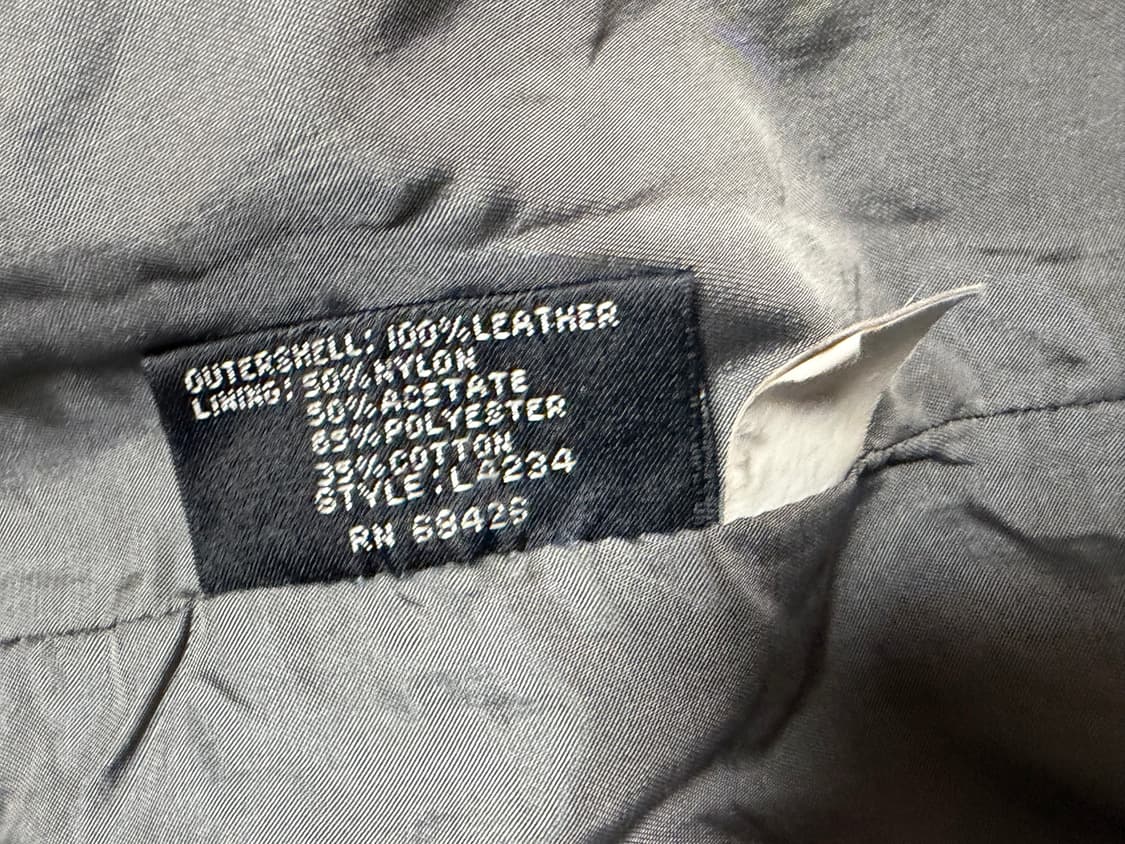 빈티지 리얼레더 롱코트 판매합니다(펠레스튜디오) 상품이미지3