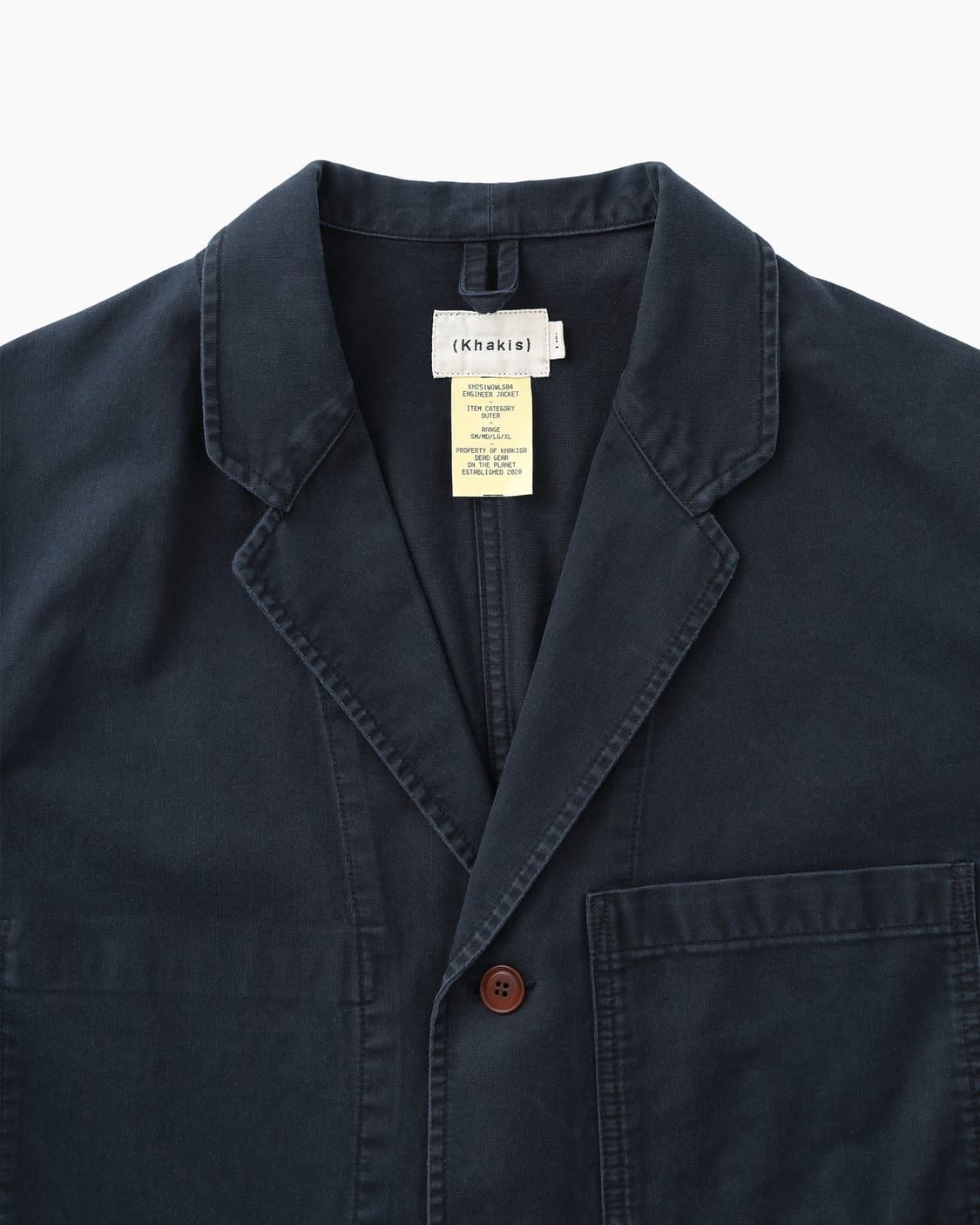 카키스 엔지니어 네이비 셋업 khakis engineer navy 상품이미지3