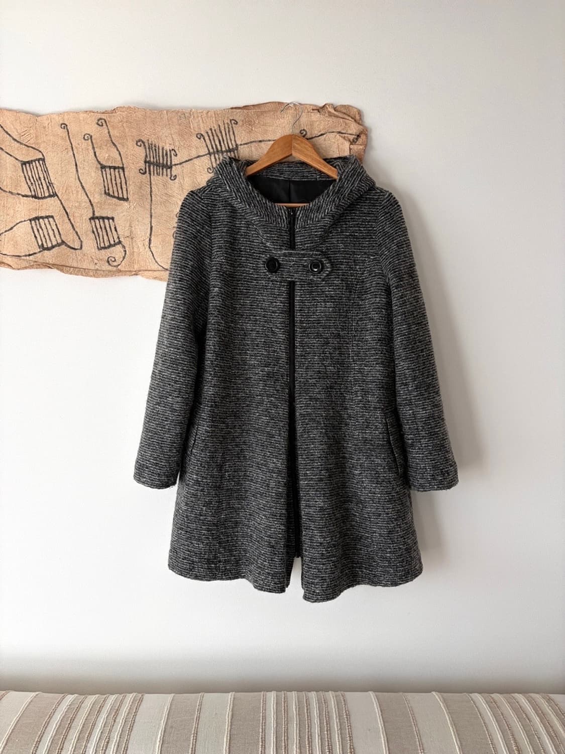 hooded zip-up coat 상품이미지1