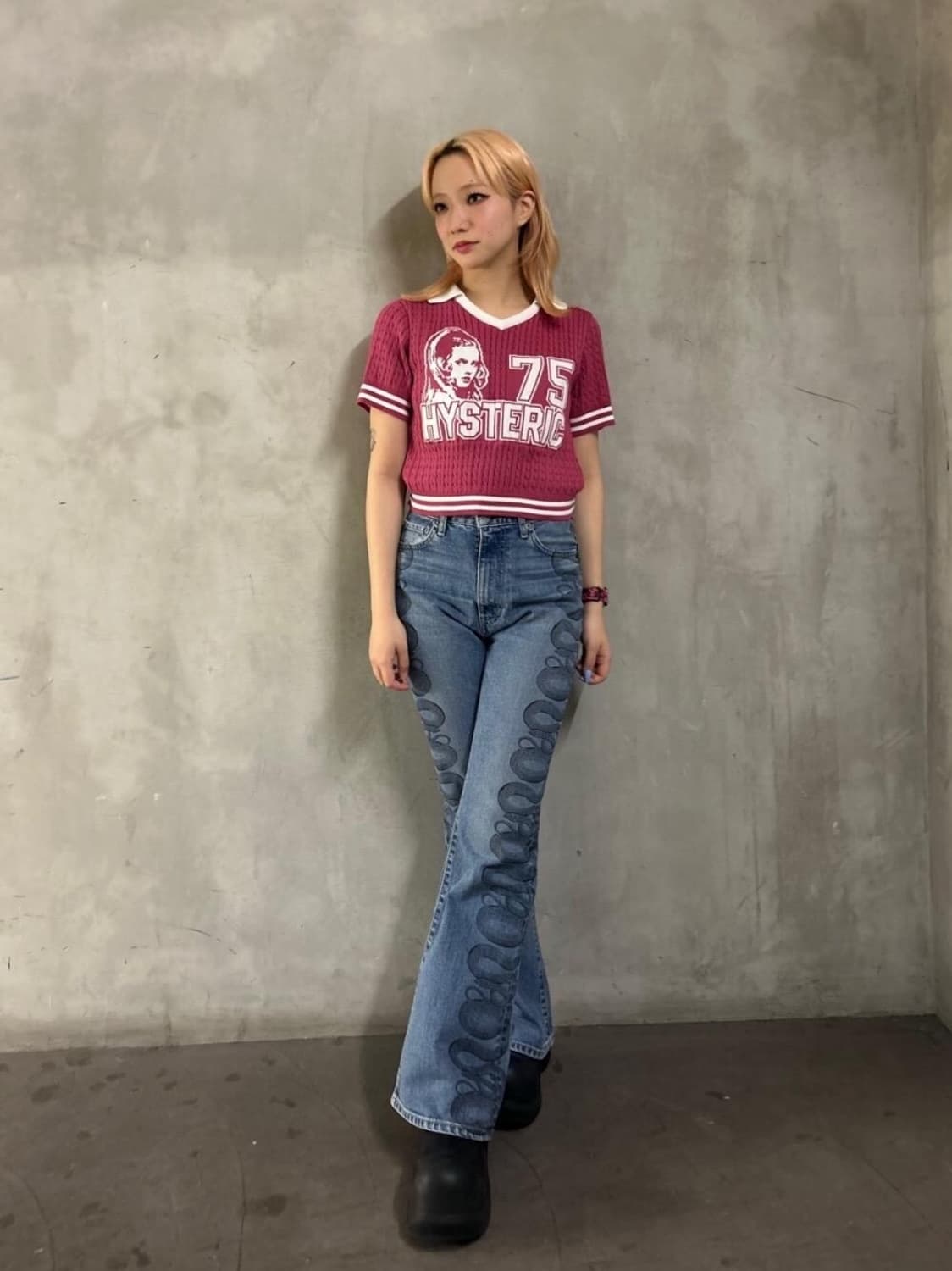 HYSTERIC GLAMOUR 75 Jacquard Shirt 상품이미지2