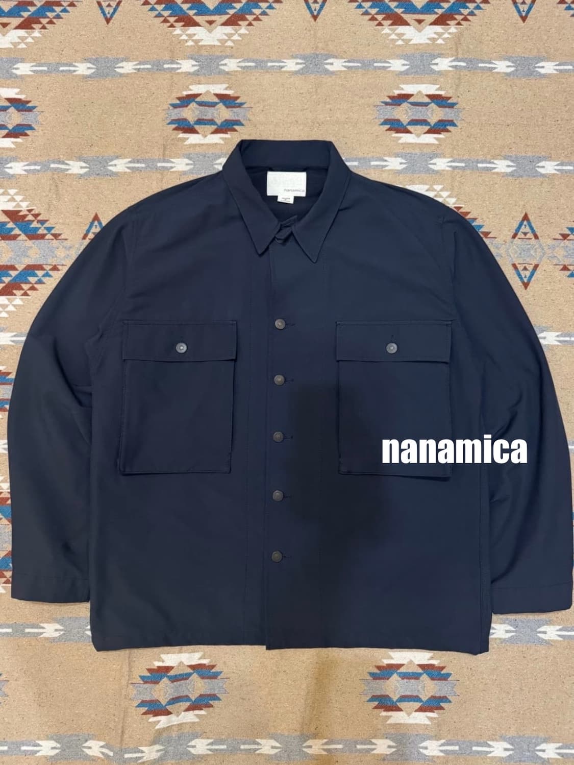 [L] 나나미카 유틸리티 자켓 네이비 상품이미지1
