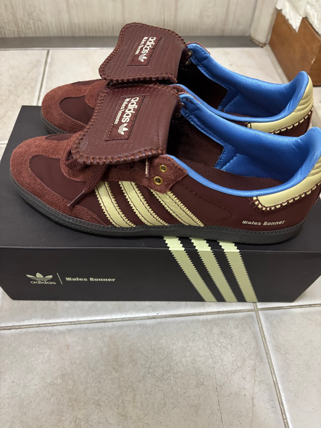 아디다스 웨일즈보너 삼바 브라운 265 상품이미지3