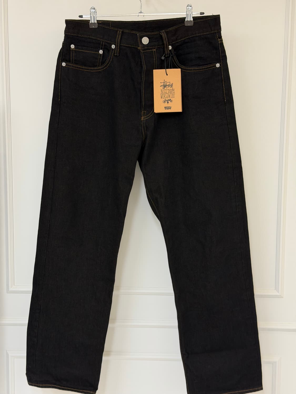 [32x30] 스투시x리바이스 크리스피 린스 568 진 상품이미지1