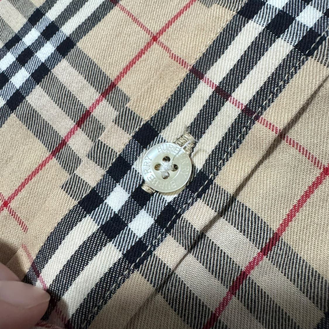 정품 버버리 노바체크 셔츠 상품이미지4