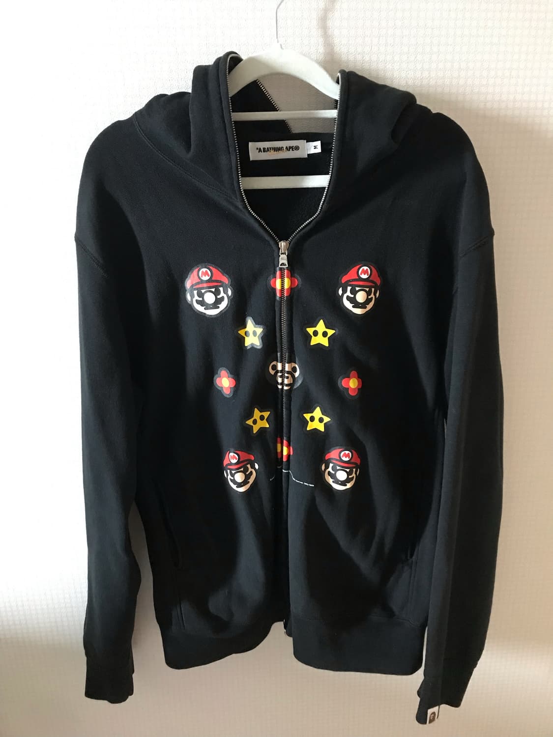 베이프 에이프 슈퍼마리오 후드집업 상품이미지1