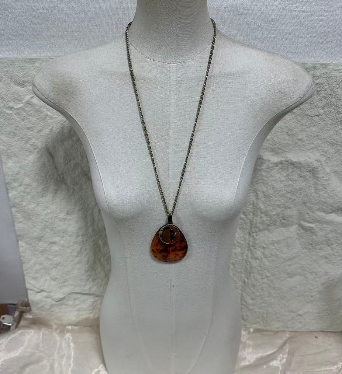 빈티지 레오바드 오리엔탈 쿠바체인 목걸이 상품이미지1