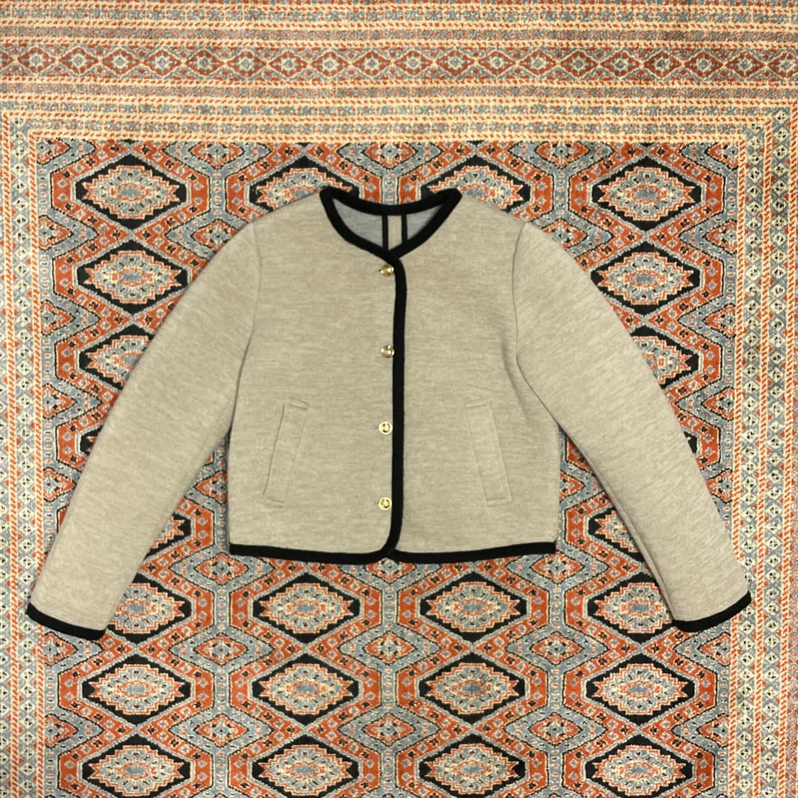 자라 베이지 숏자켓 여성XS 상품이미지1