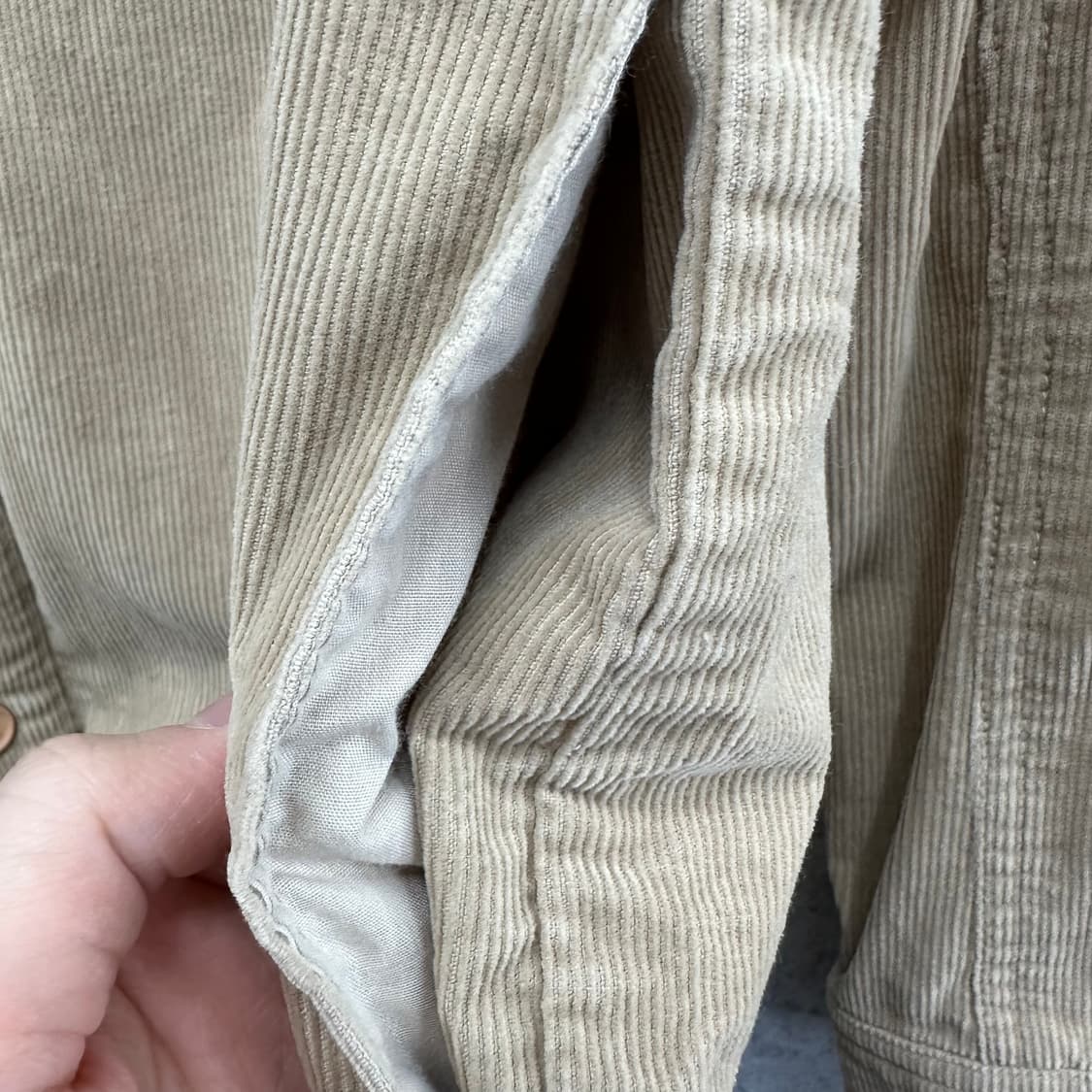 90 캉골 남자 골덴 코듀로이 셔츠 상품이미지3