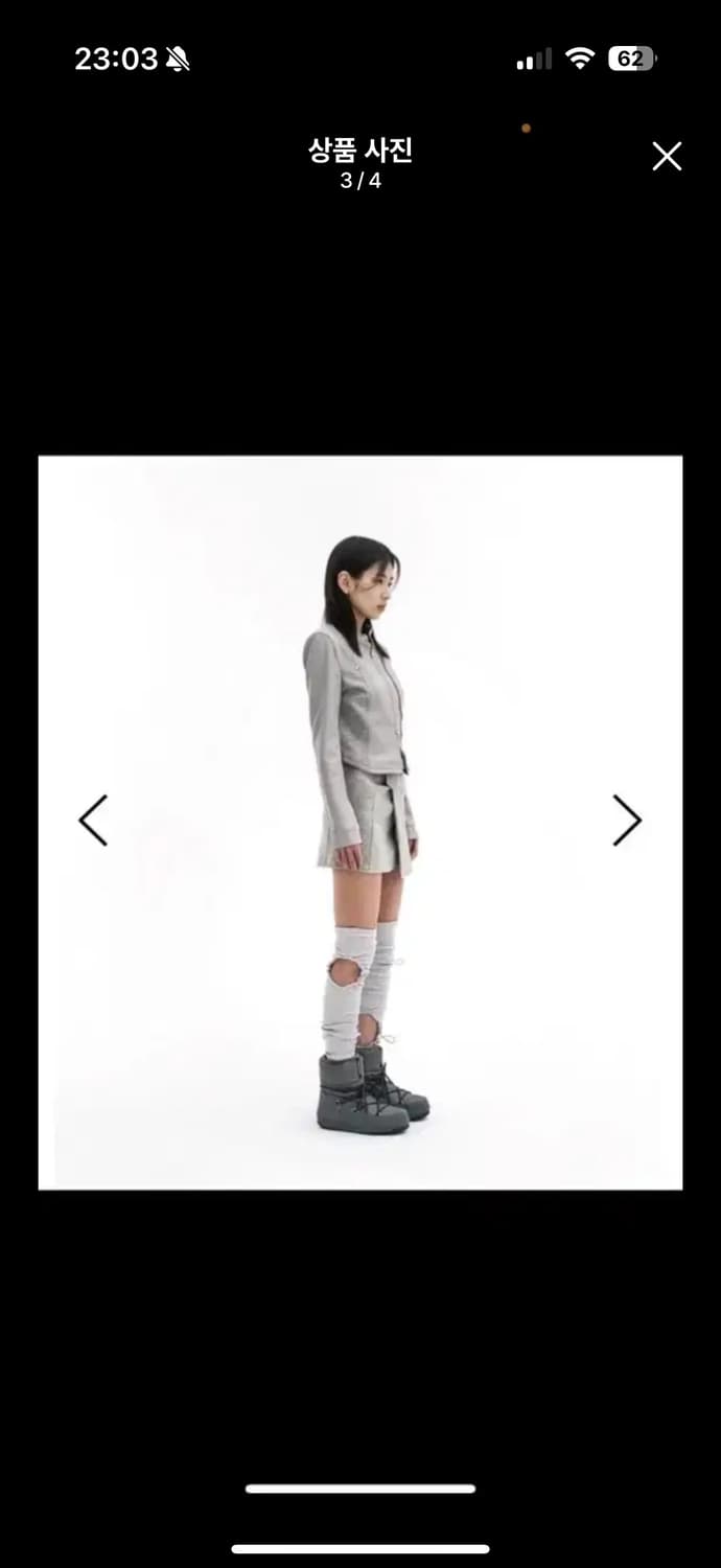 허그유어스킨 더블지퍼레더 셋업 상품이미지3