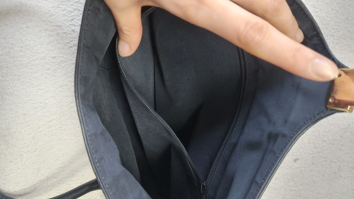 하마노 HAMANO 소프트 가죽 플로럴 백 상품이미지4