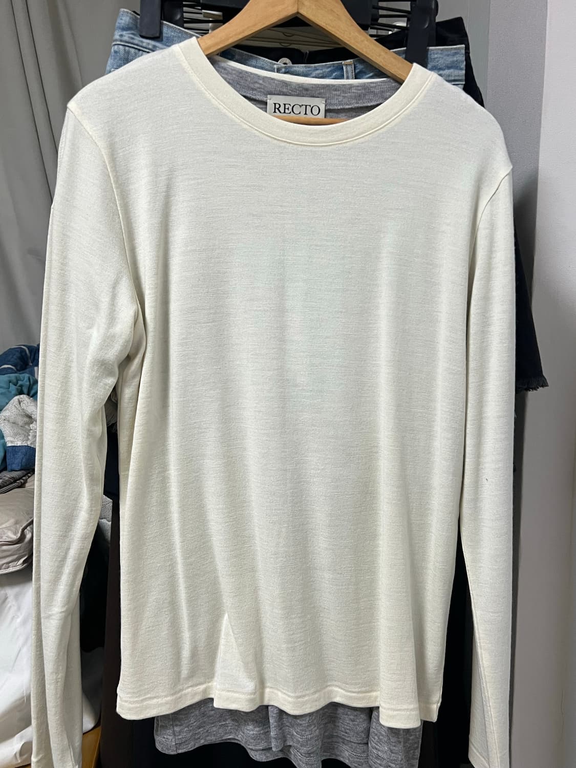 렉토 24FW 노바 레이어드 티셔츠 (S) 상품이미지3