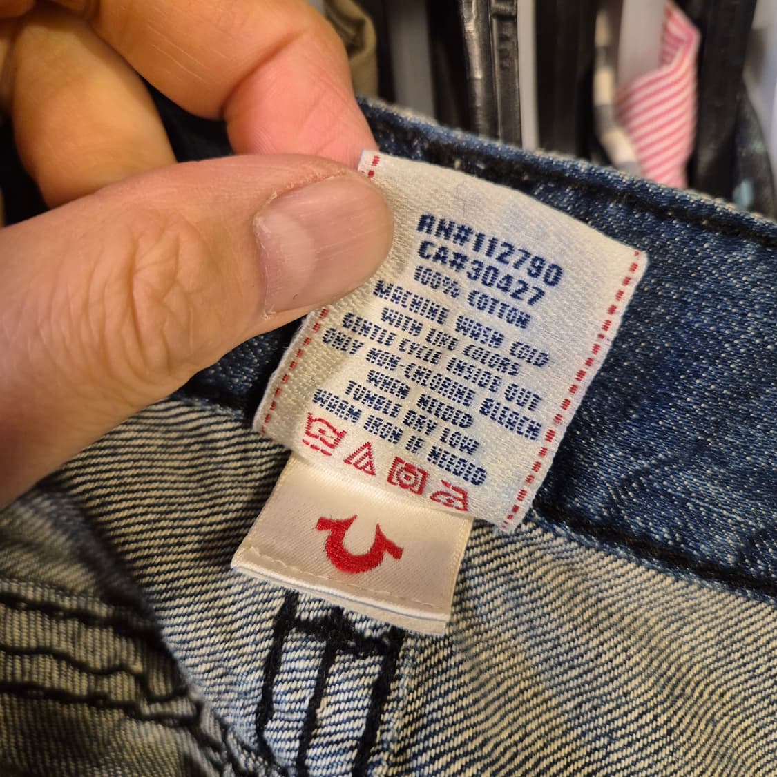 34인치 트루릴리젼 청바지  상품이미지5