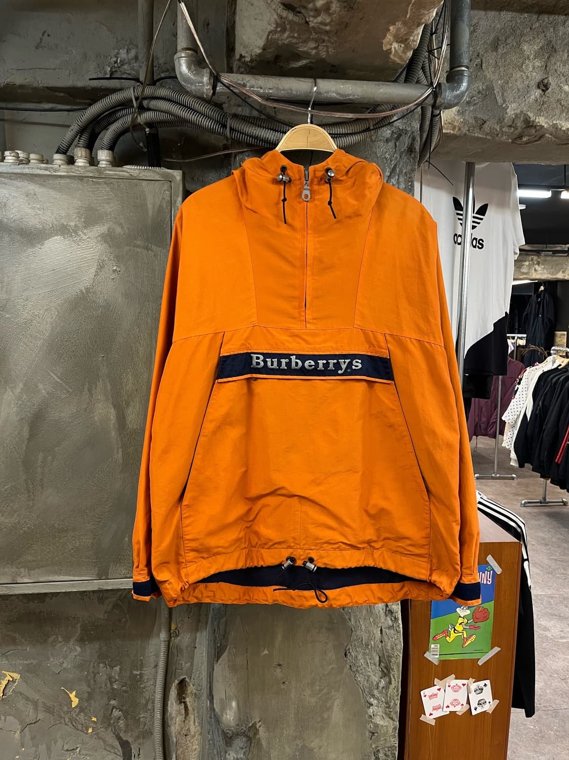 버버리 후드 아노락 자켓 오렌지 88 #csz2172 상품이미지1
