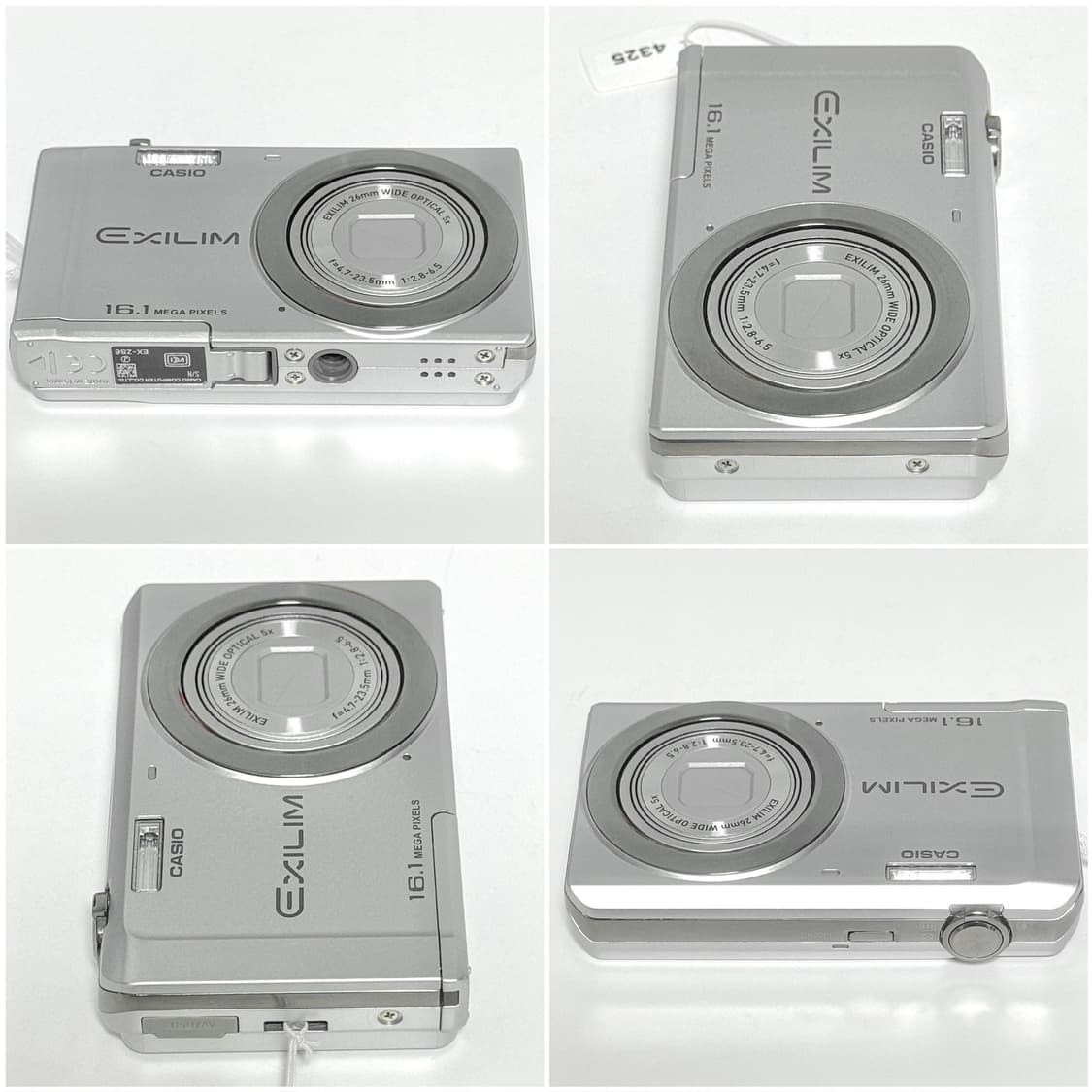 카시오 엑슬림 ZS6 / Z28 실버 빈티지디카 상품이미지4