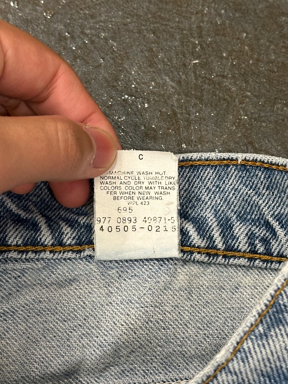 90s 리바이스 505 오렌지탭 W33 L34 상품이미지6