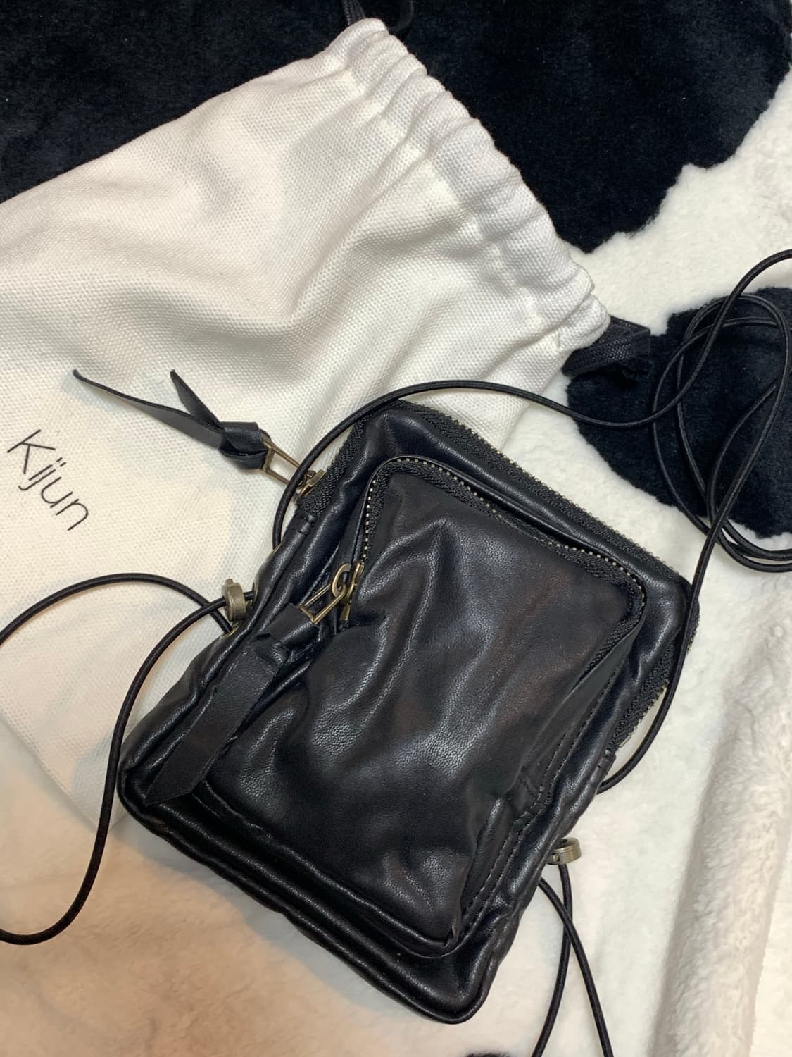 KIJUN 기준 미니백 블랙 상품이미지1
