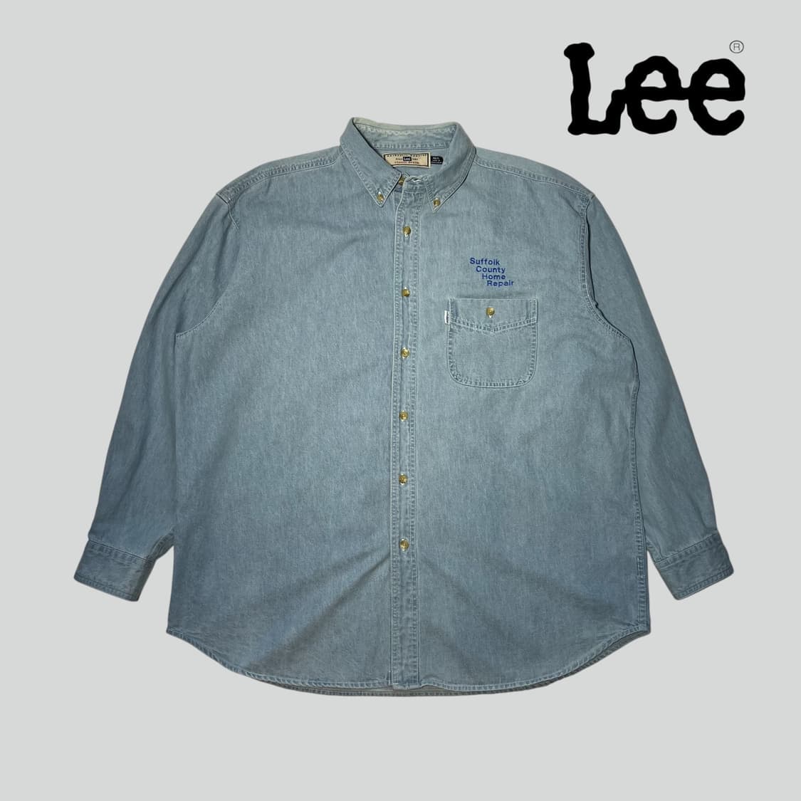 [RG XL]LEE 리 데님 셔츠 상품이미지1