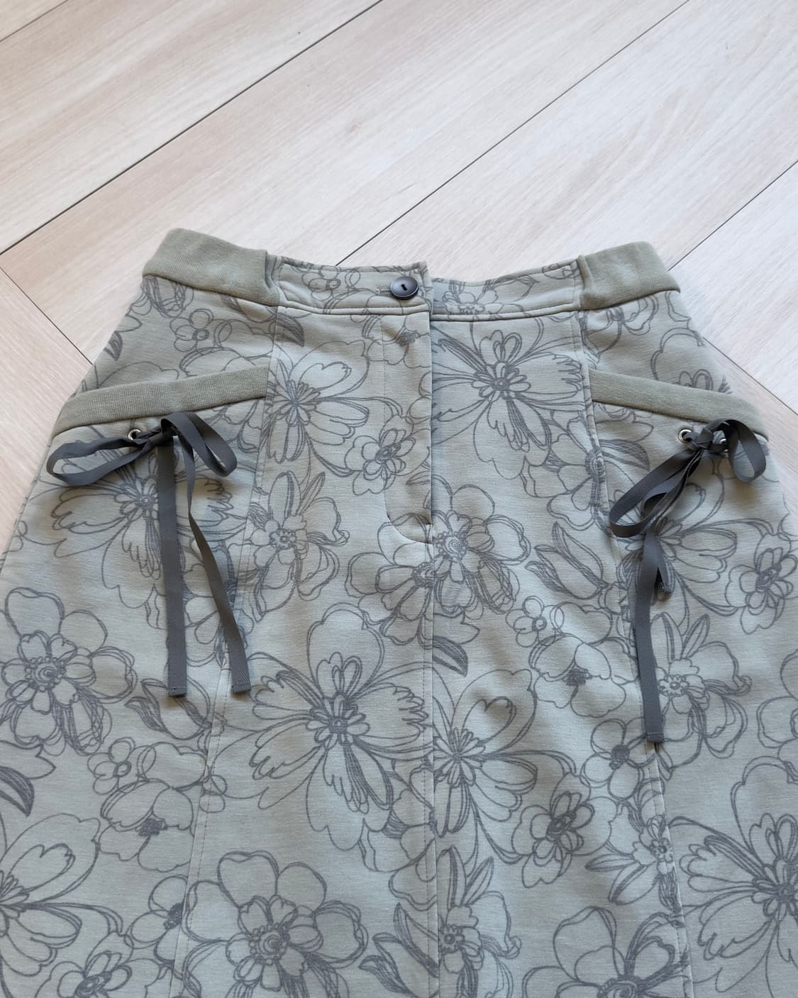 [FIRIO] floral cotton lace up skirt 상품이미지4