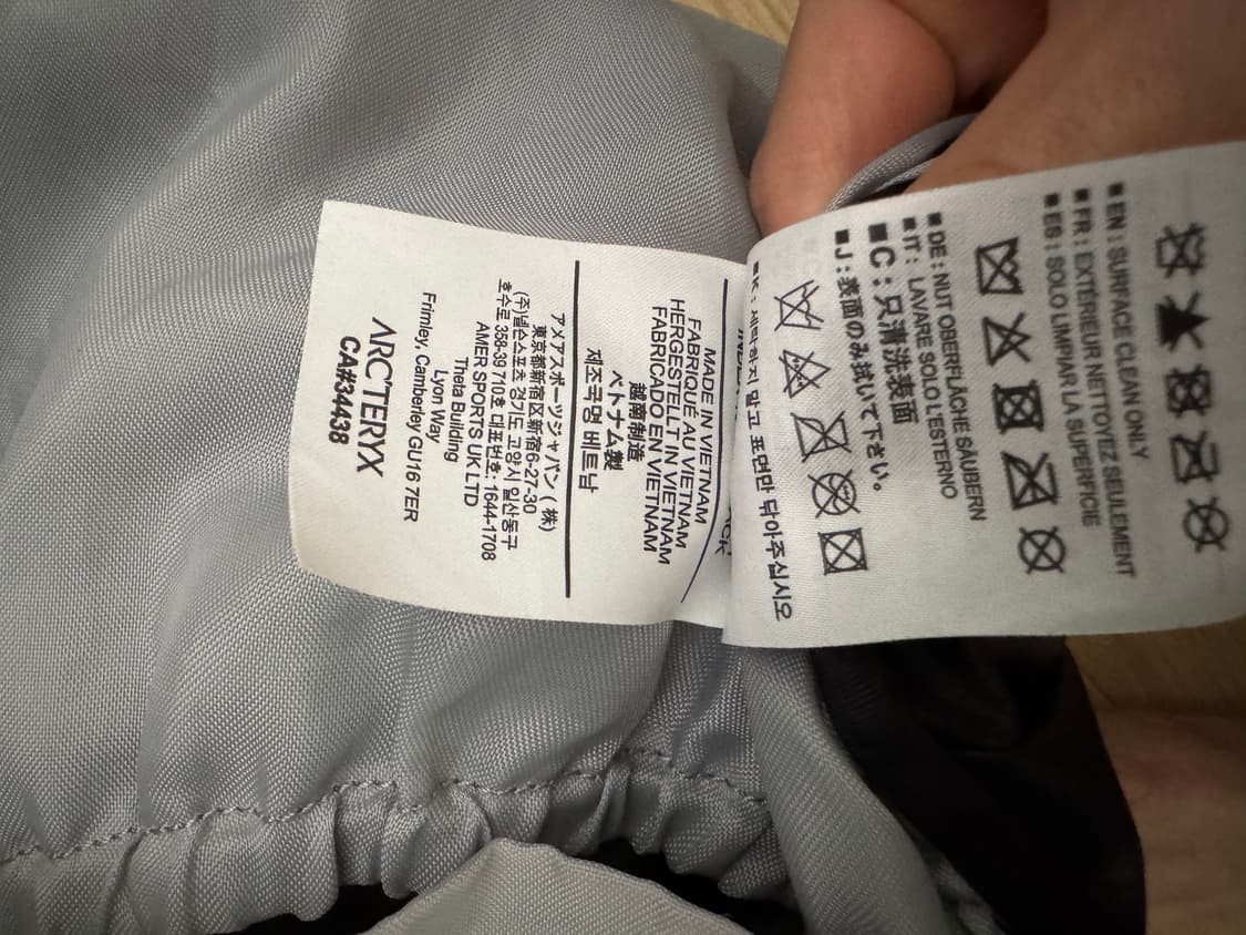 arcteryx 헬리아드 15 블랙 상품이미지3