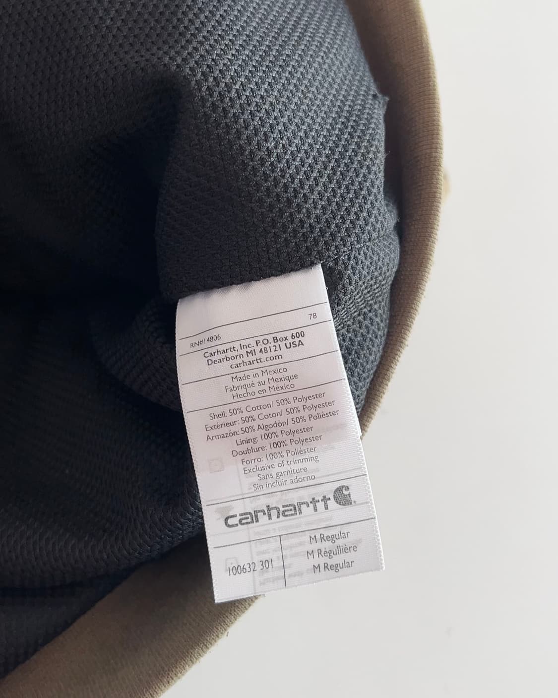 칼하트 레인 디펜더 후드 집업 M 상품이미지5